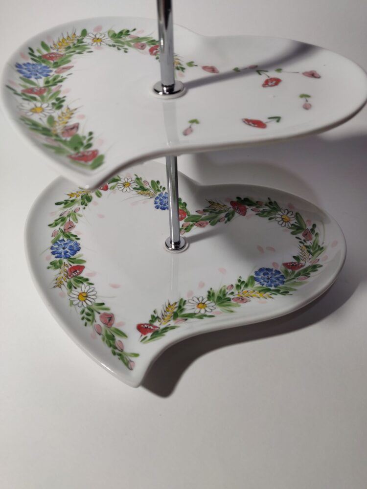 Patera z serii "Flower Art" Ręcznie malowana Polska porcelana